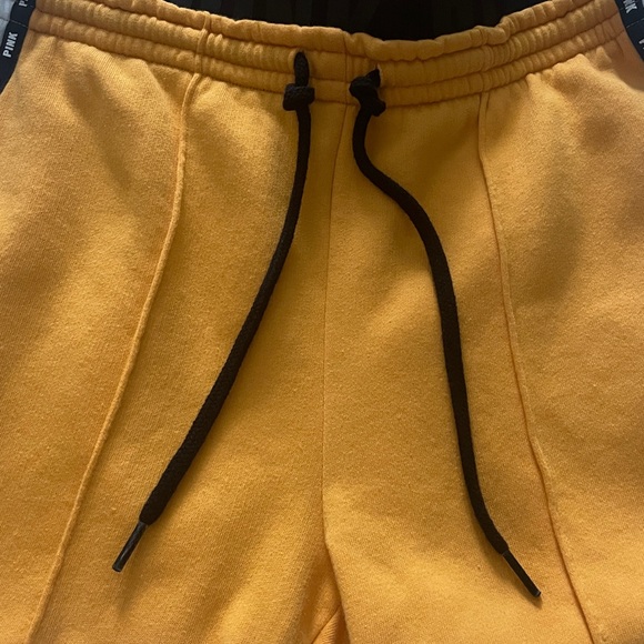 PINK Victoria's Secret Yellow Sweatpants Size S - Picture 7 of 7